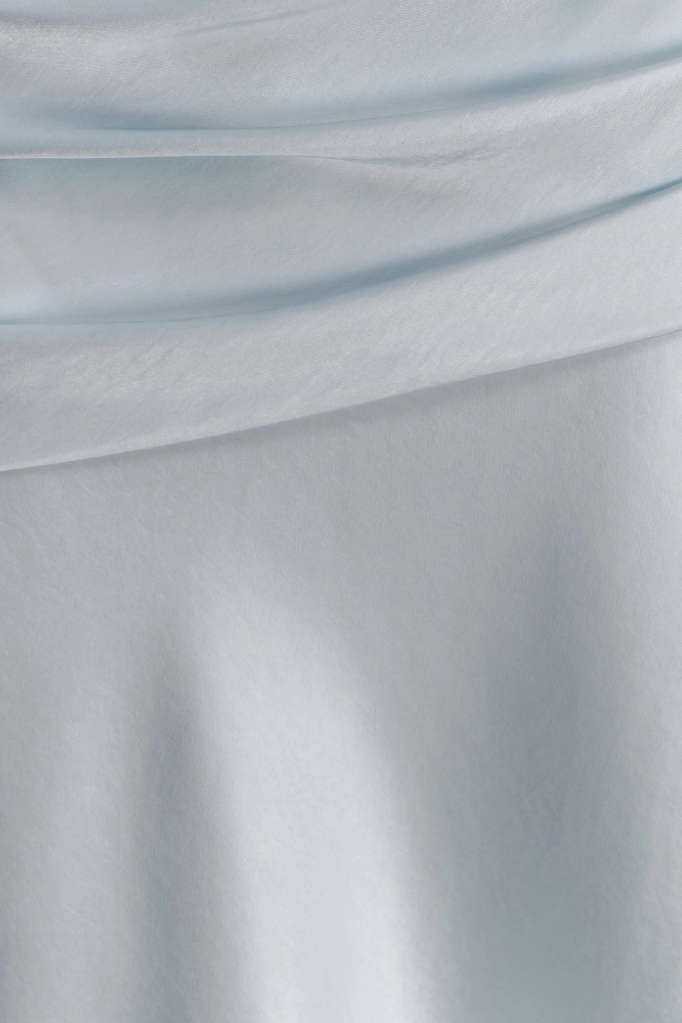 Sarah Strapless Maxi Dress With Waist Tie - Ice Blue
