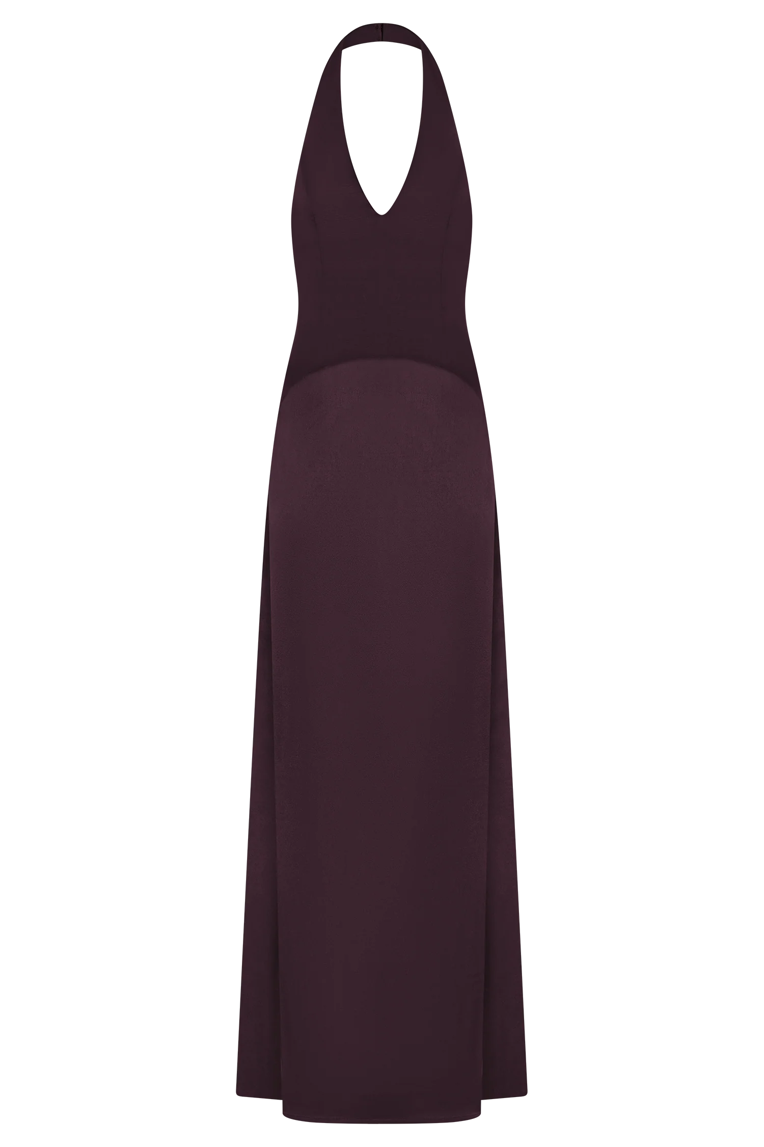 Maura Taffeta And Satin Maxi Dress - Wine