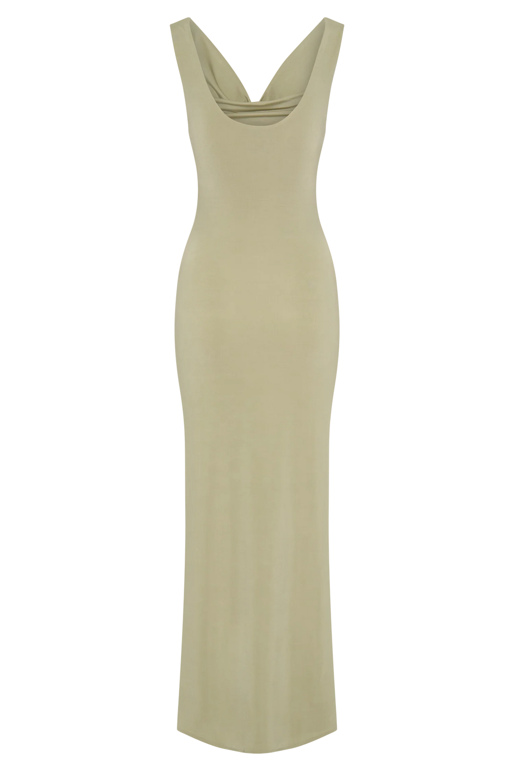 Marta Slinky Cowl Maxi Dress - Sage