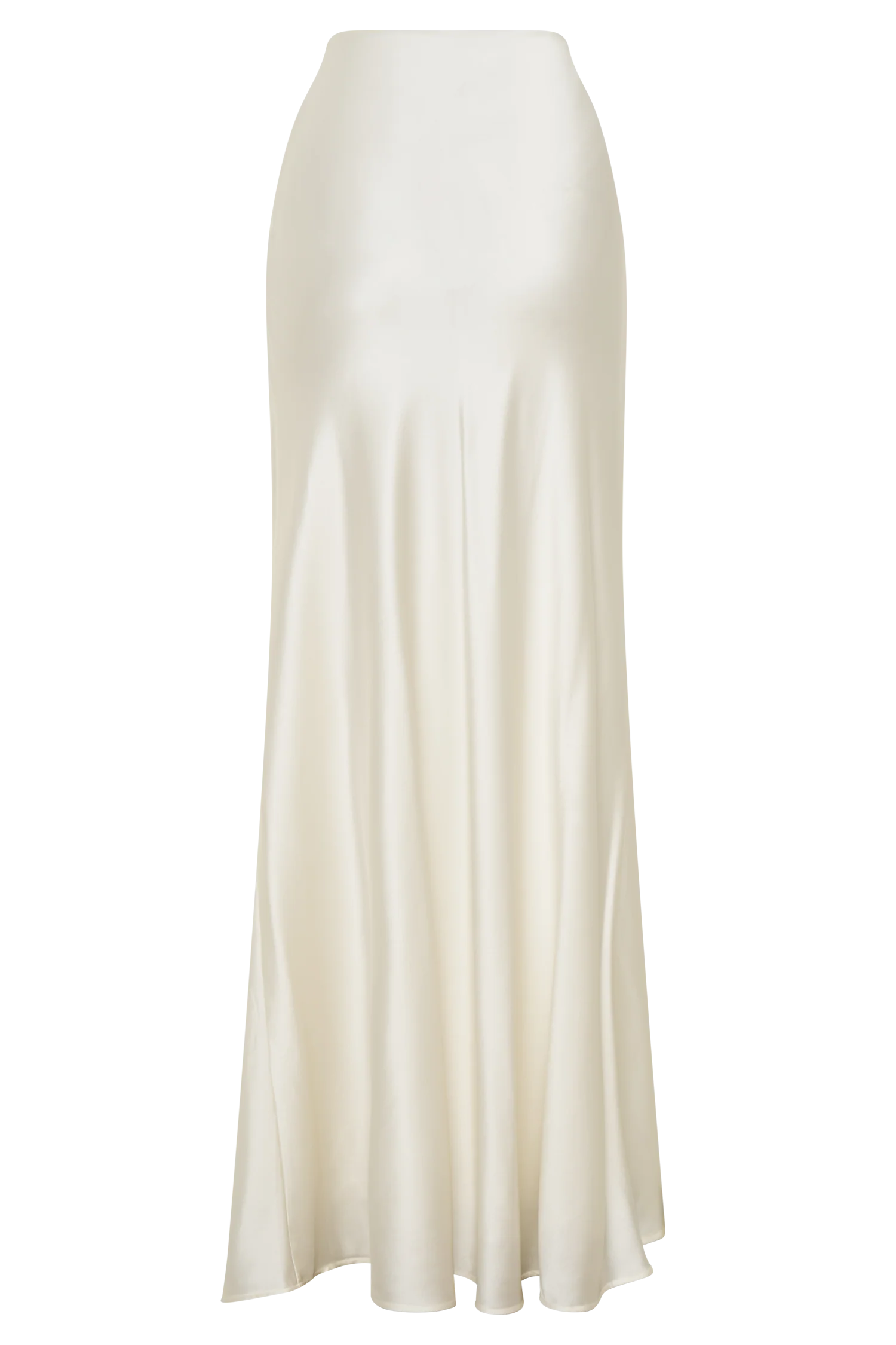 Sabrina Silk Blend Maxi Skirt - Ivory