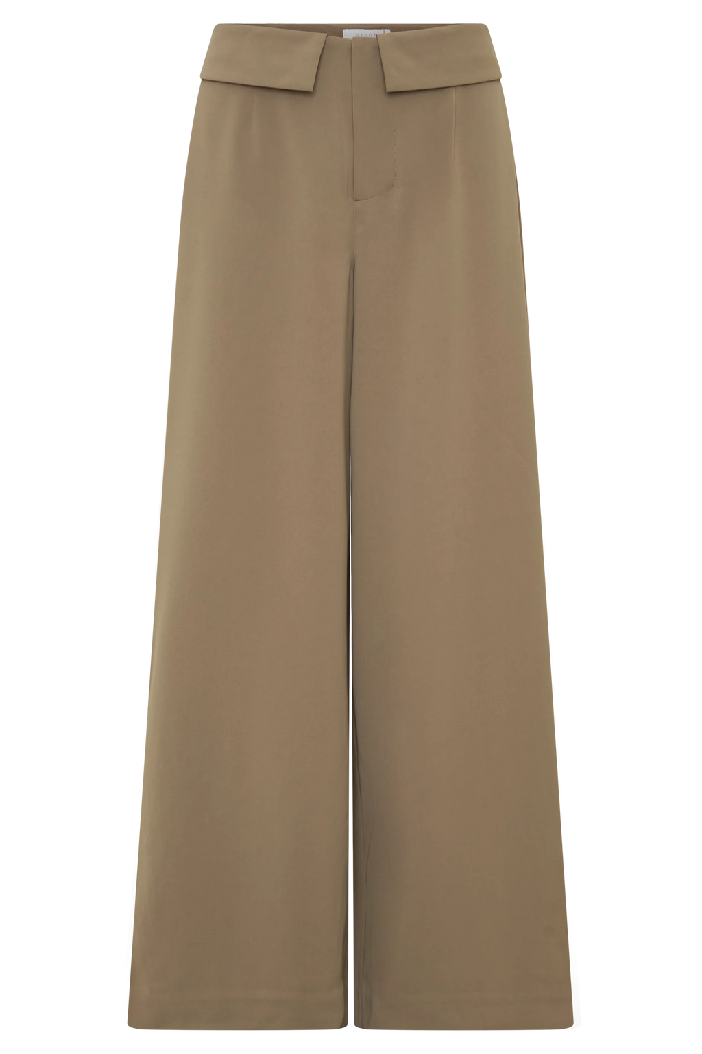 Tanya Wide Leg Suiting Pants - Camel