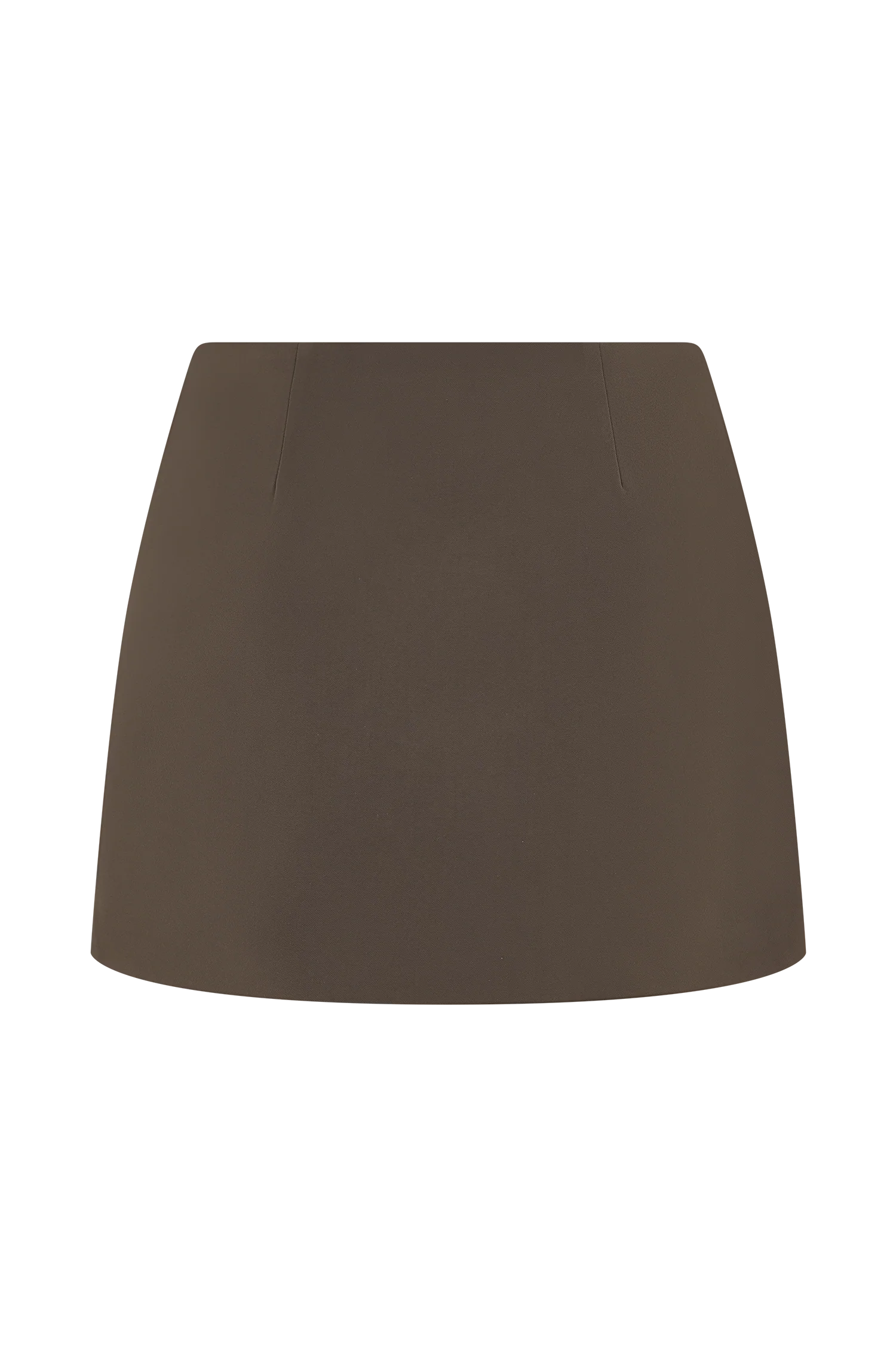 Effy Suiting Mini Skirt - Cacao Brown