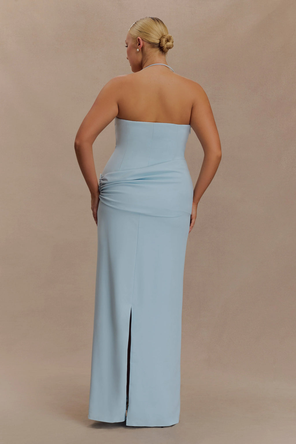 Lalia Teardrop Maxi Dress - Powder Blue