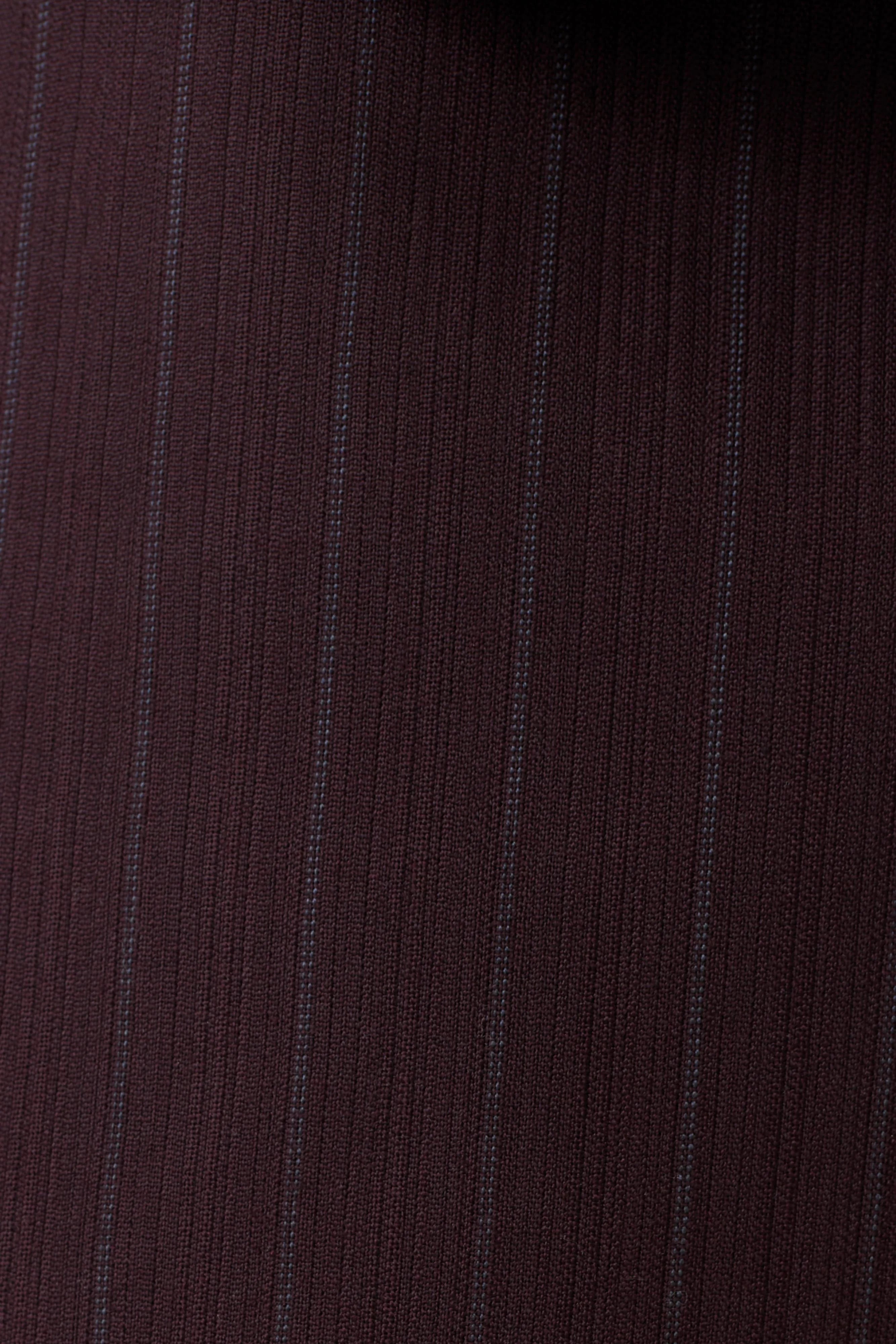 Agatha Suiting Shorts - Plum Pinstripe