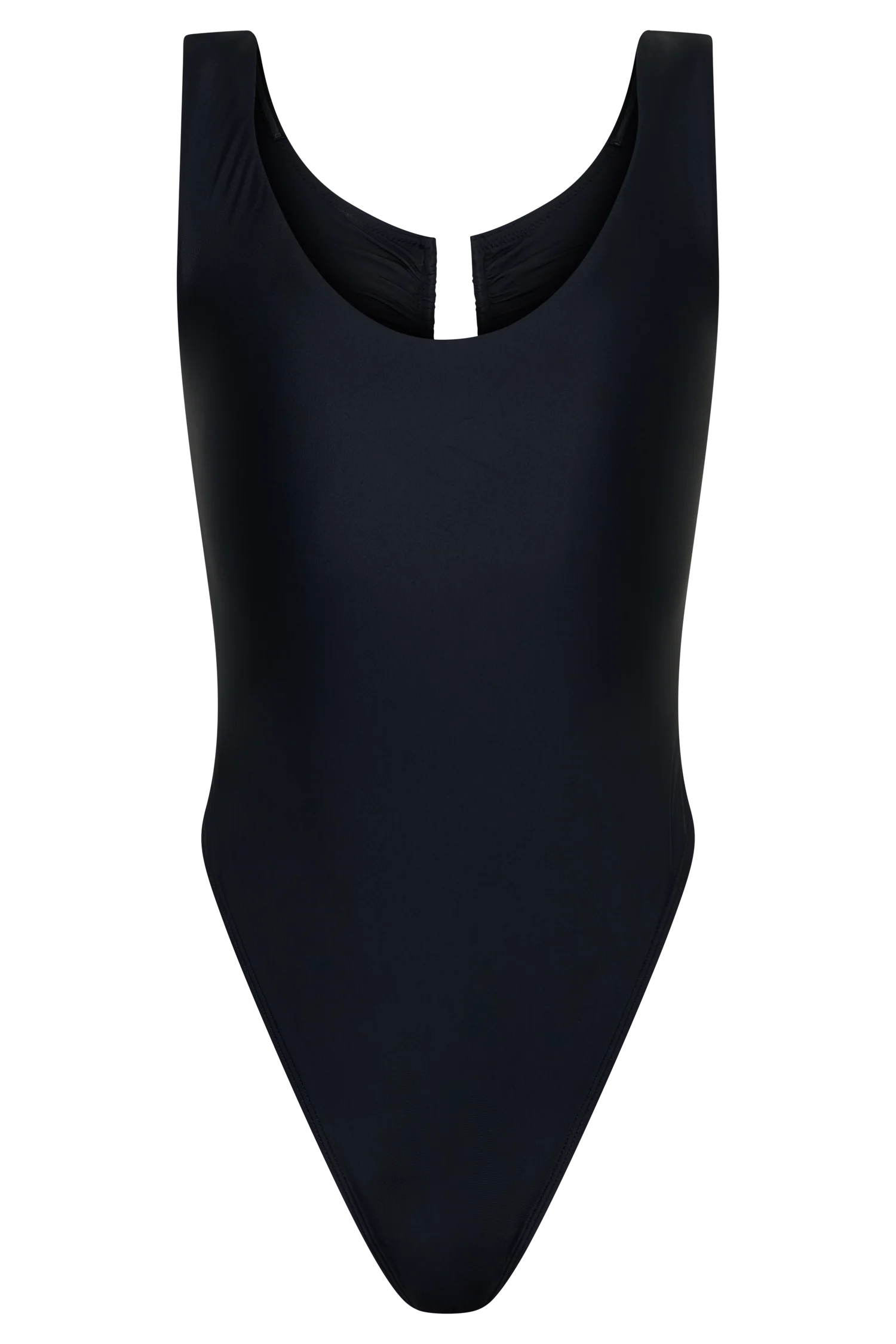 Yumi U-Wire Plunge One Piece Swimsuit - Black