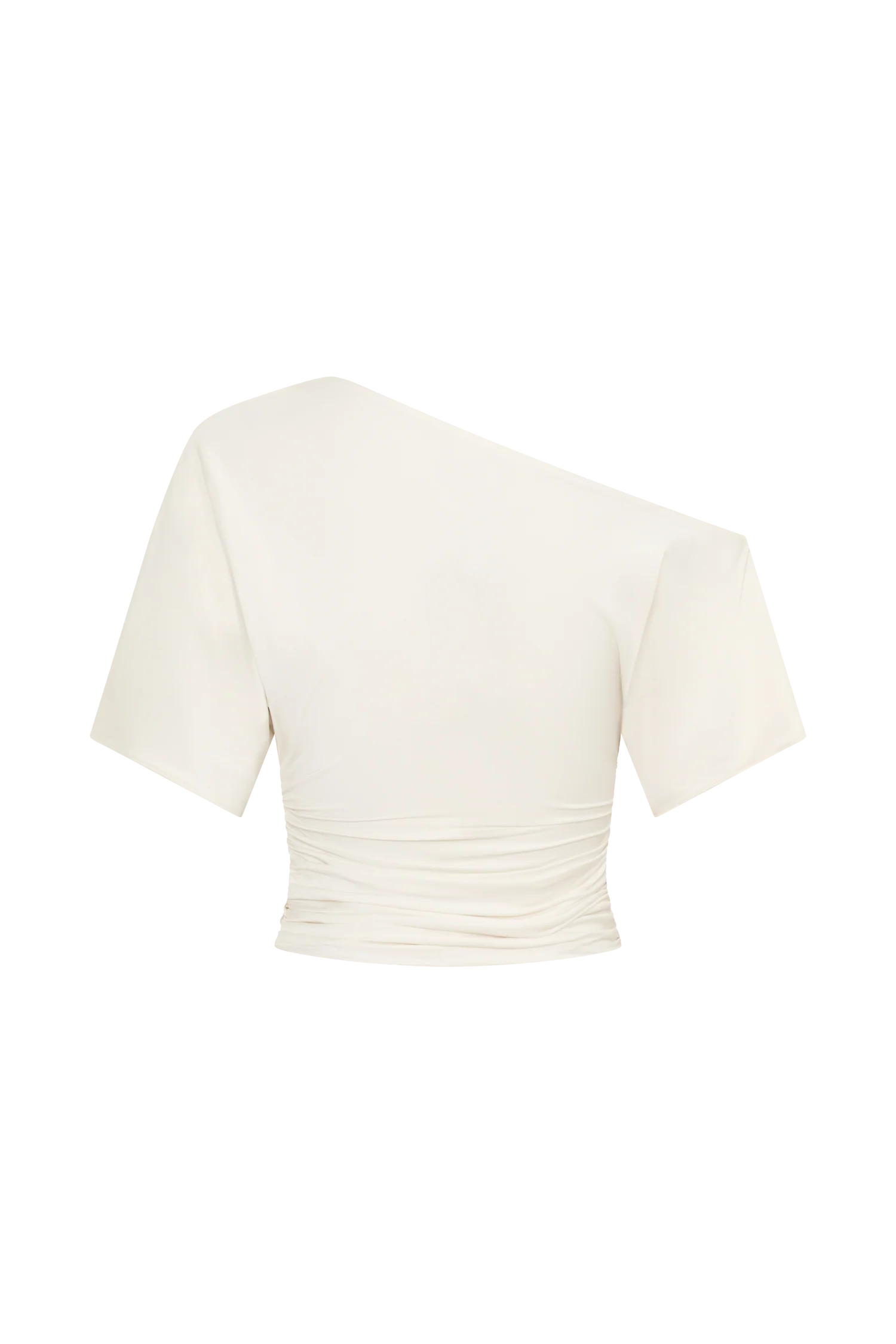 Luu Off Shoulder Slinky Top - Ivory