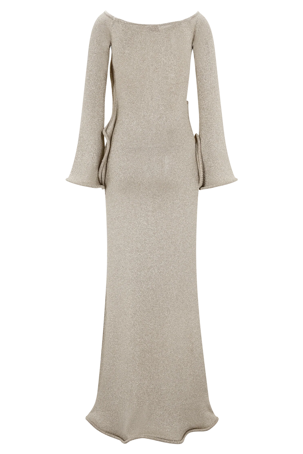 Sandrine Lurex Knit Maxi Dress - Gold