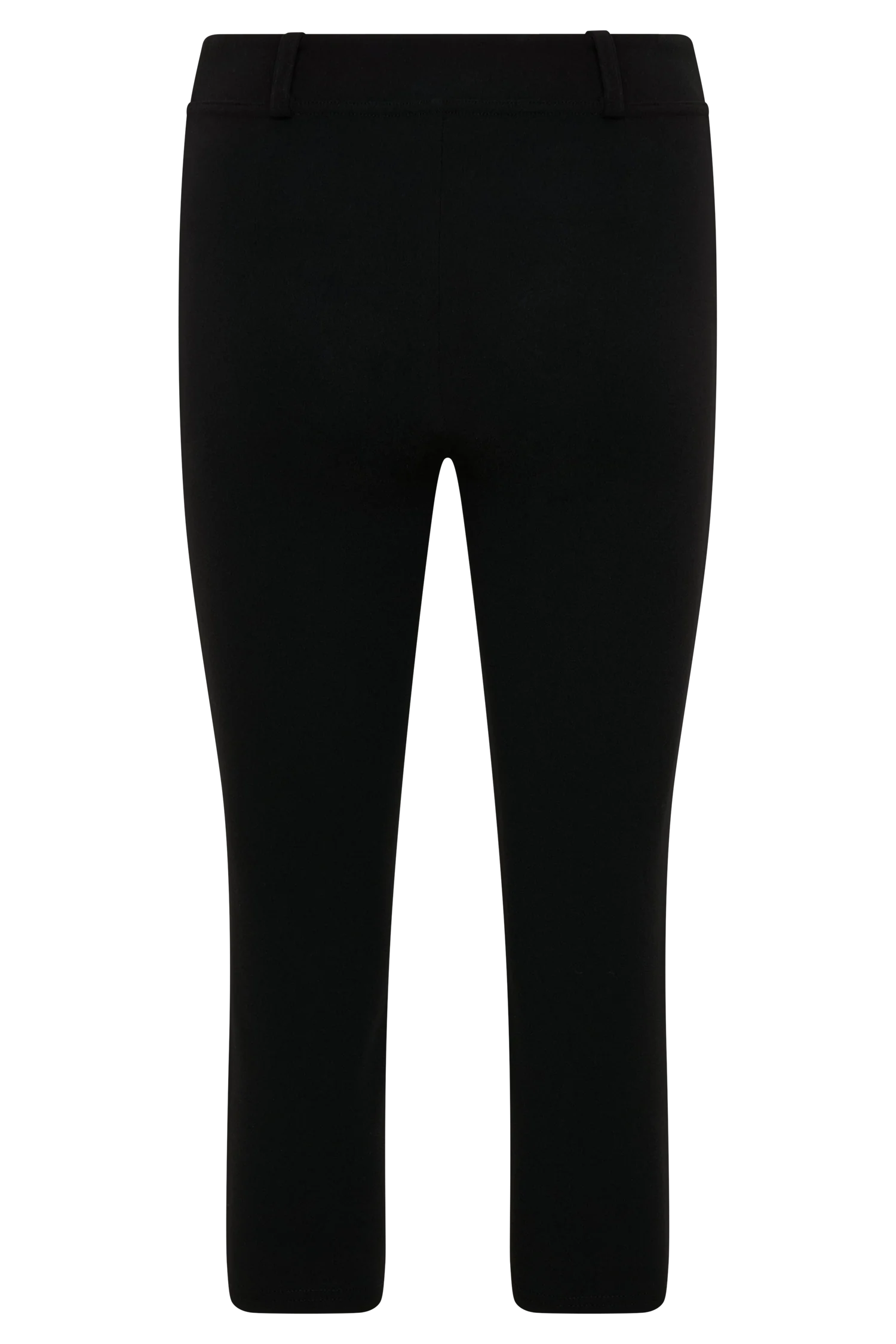 Blanca Stretch Crepe Capri Pants - Black