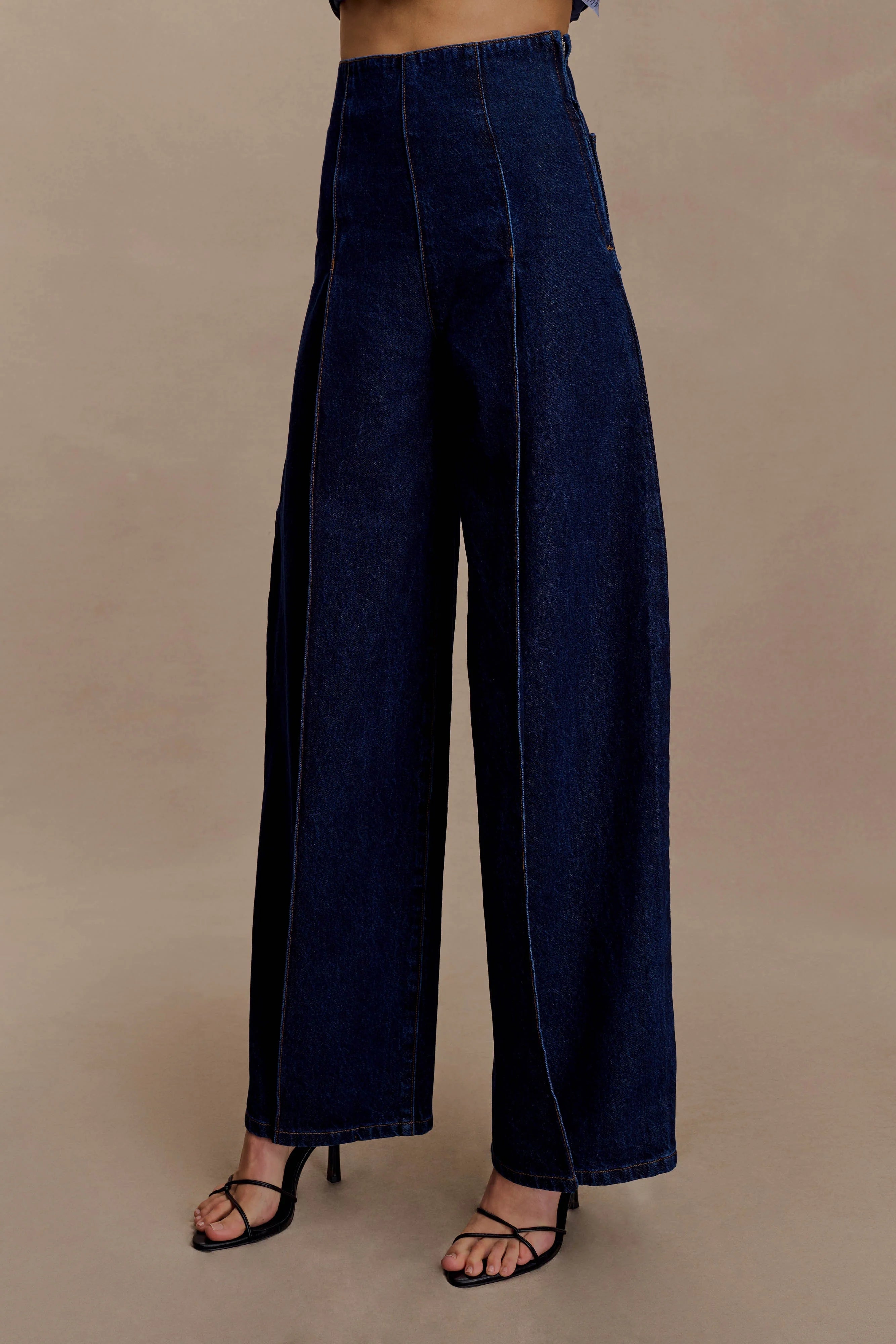 Beatrix High Rise Denim Jeans -  Indigo Blue