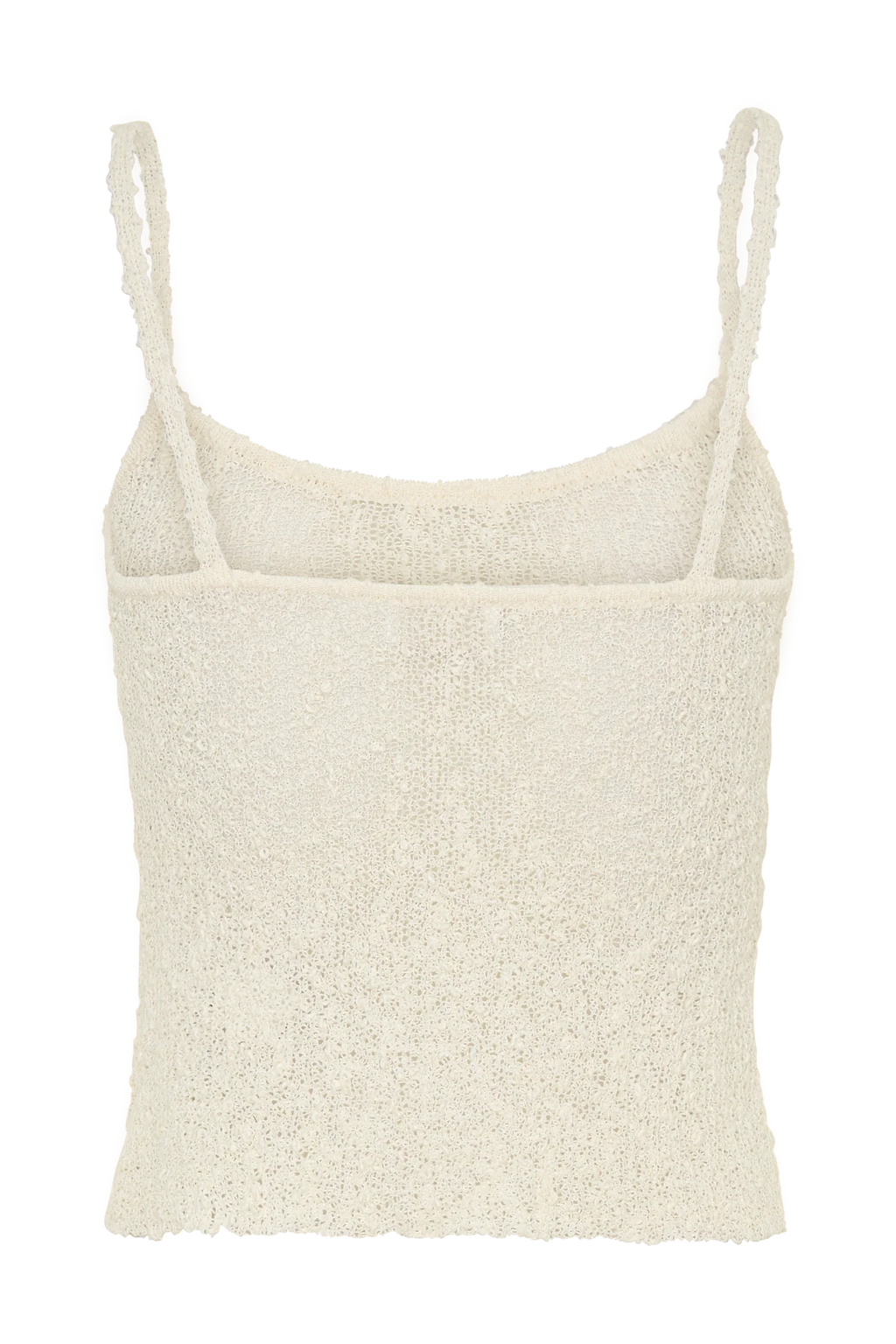 Mattais Boucle Knit Top - Ivory