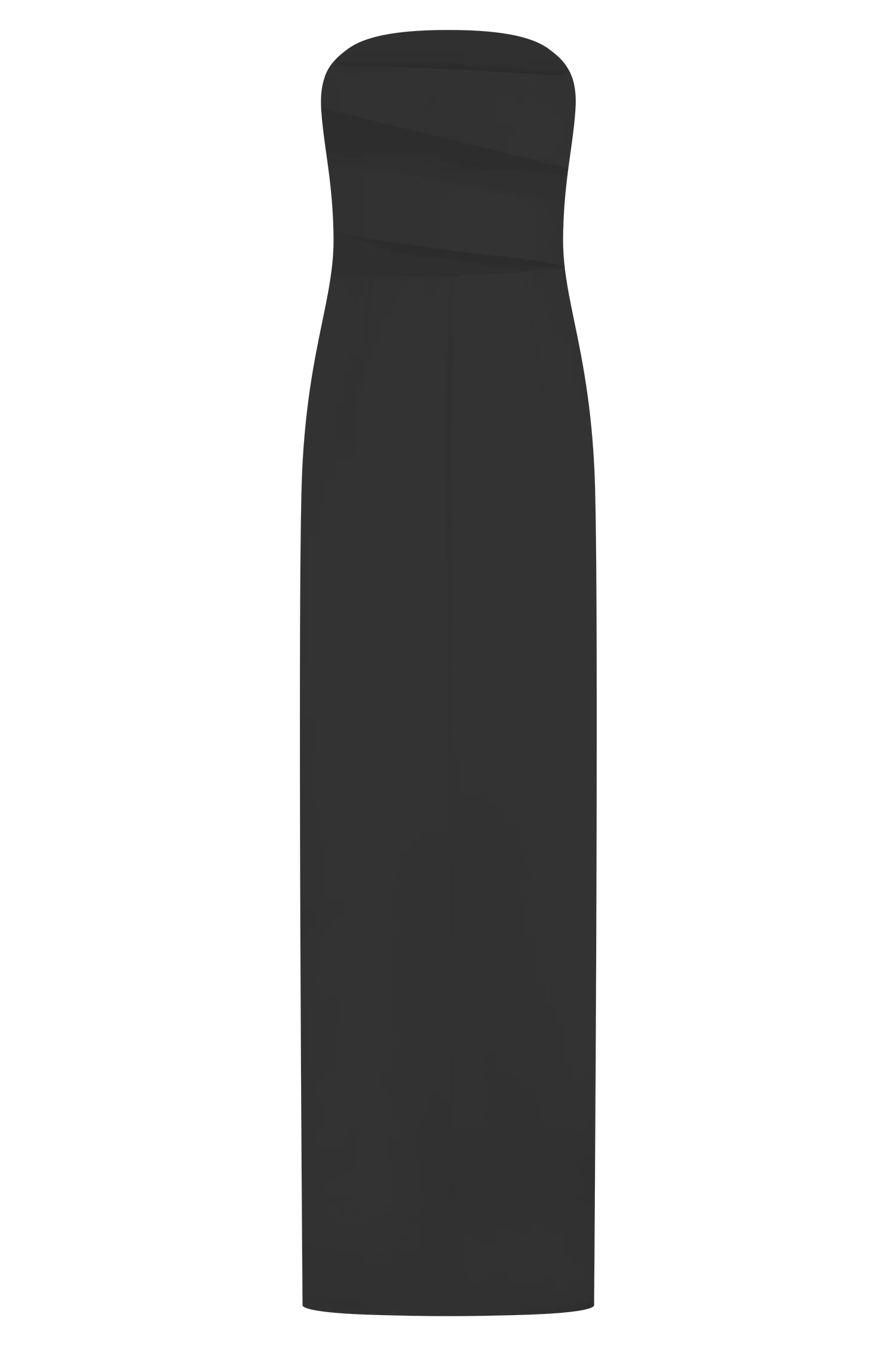 Paulina Cut Out Strapless Maxi Dress - Black