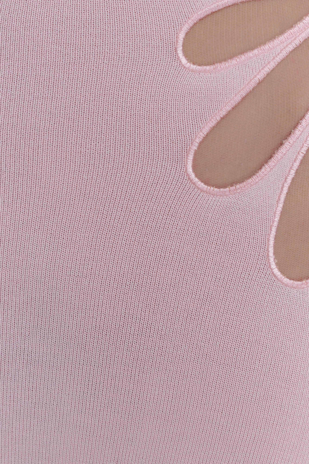 Brock Knit Halter Maxi Dress - Baby Pink