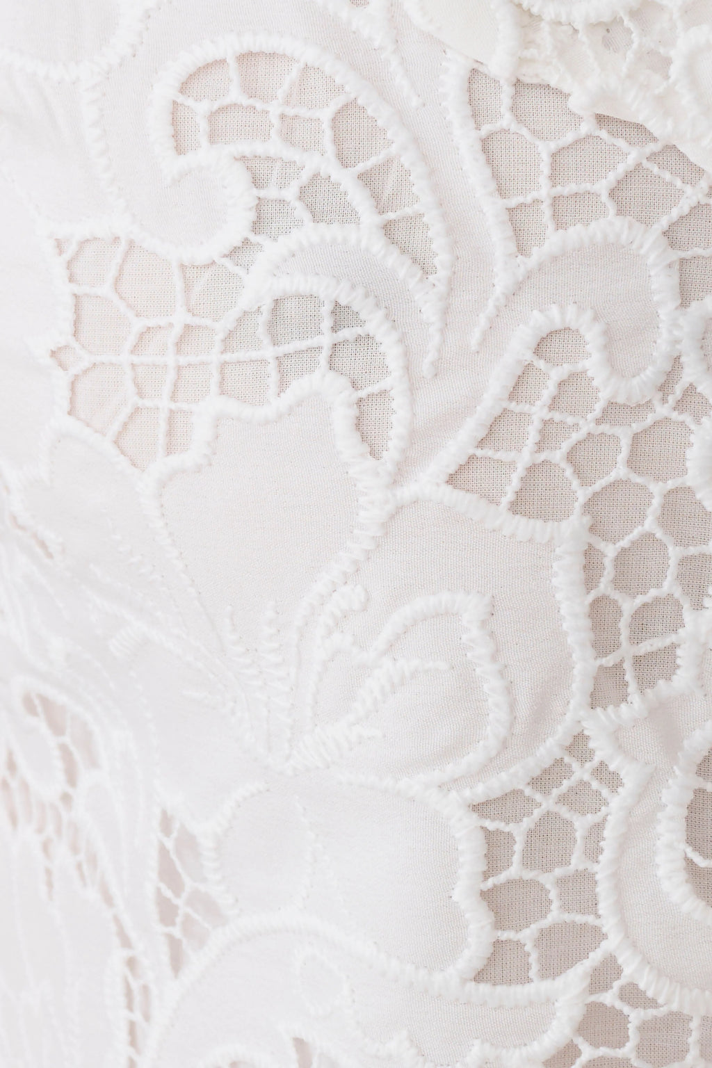 Tessa Broderie Mini Skirt - White
