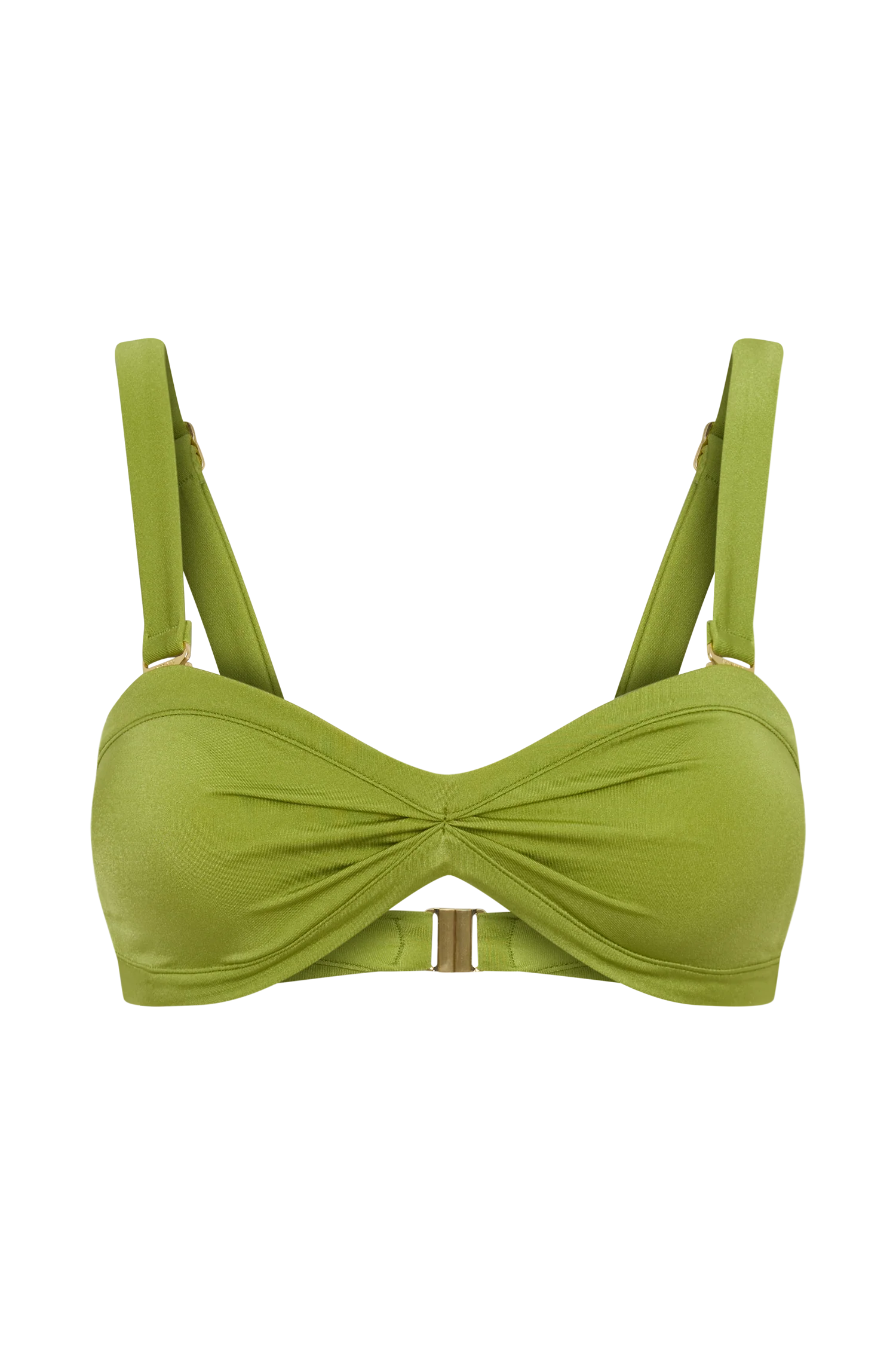 Briar Strapless Bikini Top - Green