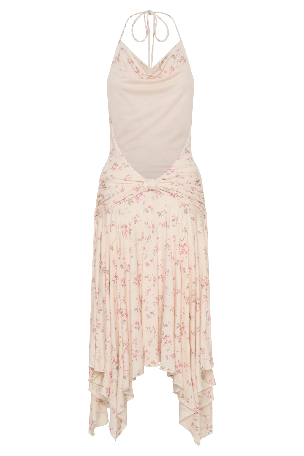 Sylvie Modal Hankie Midi Dress - Floral Ditsy Print