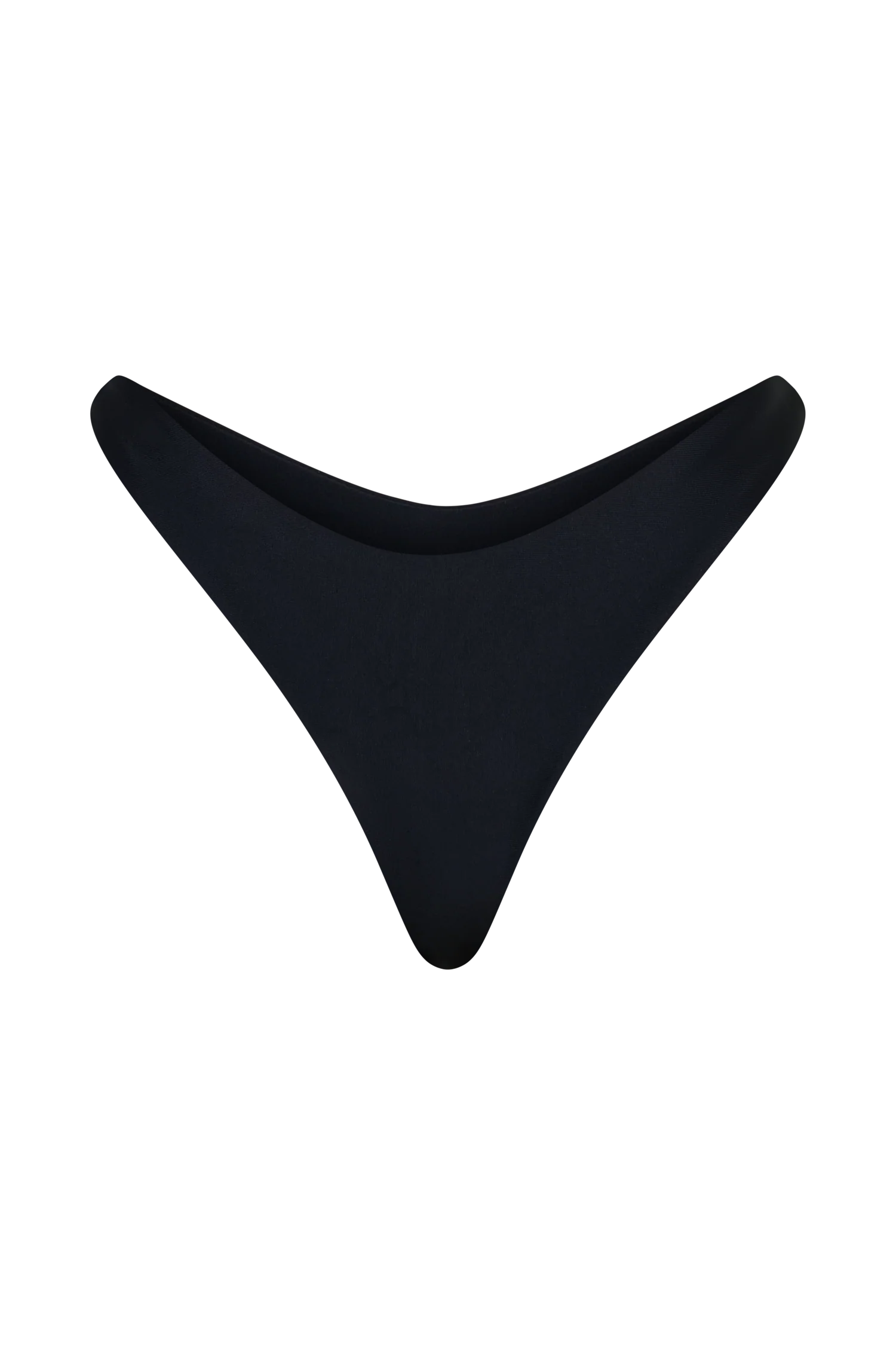 Coralia High Side Thong Bikini Bottom - Black