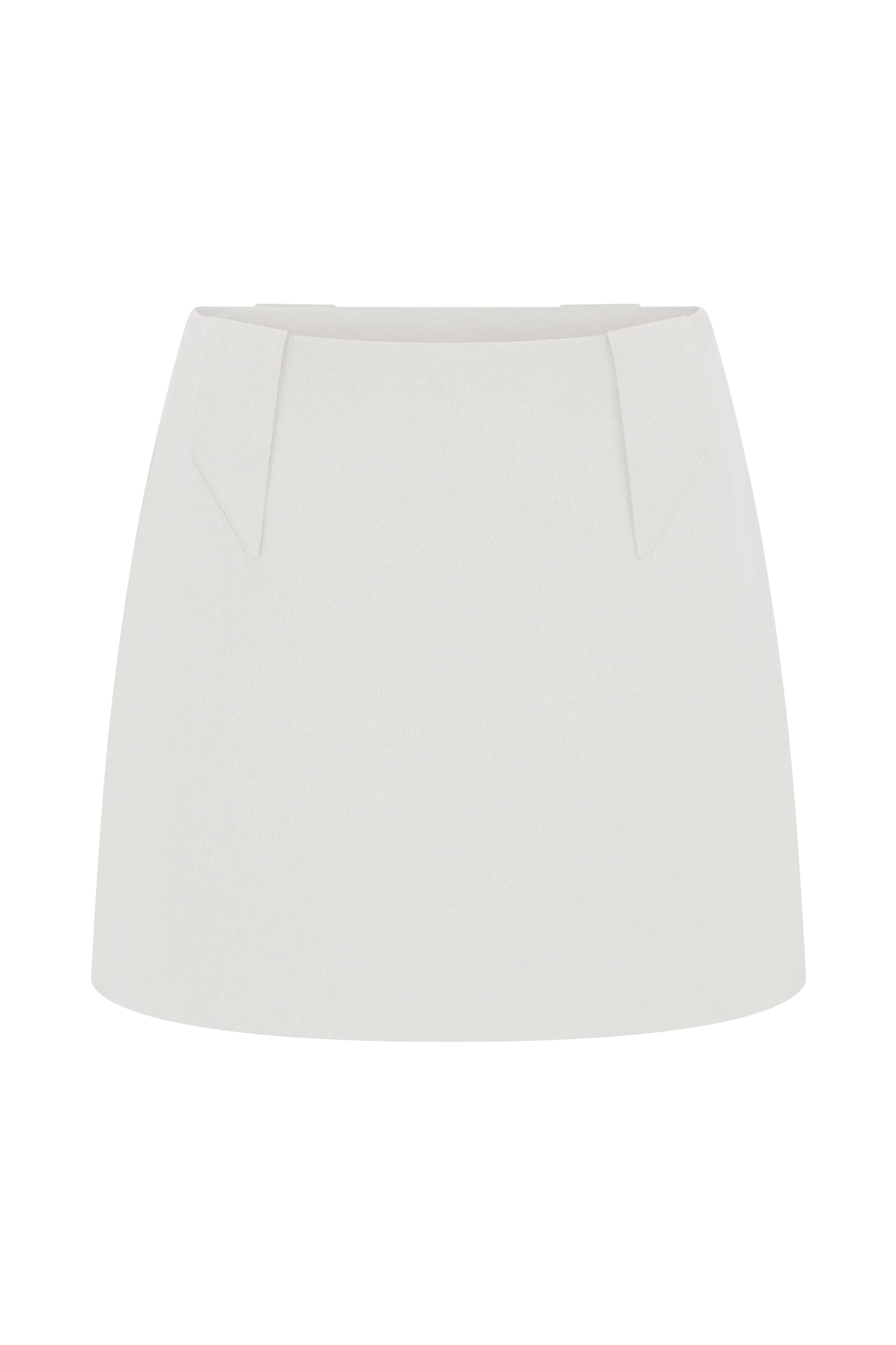 Gina Suiting Mini Skirt - Ivory