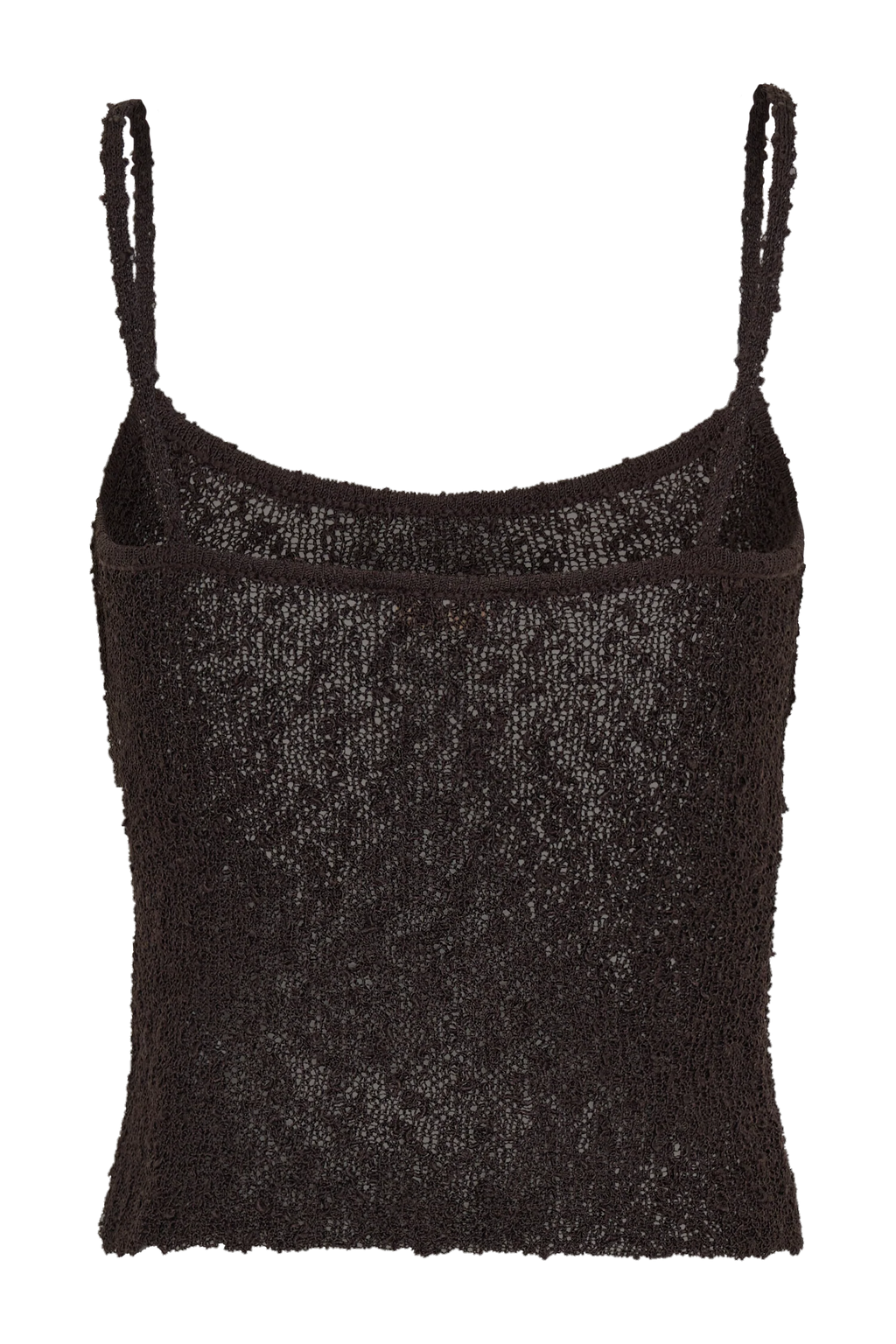 Mattais Boucle Knit Top - Dark Chocolate