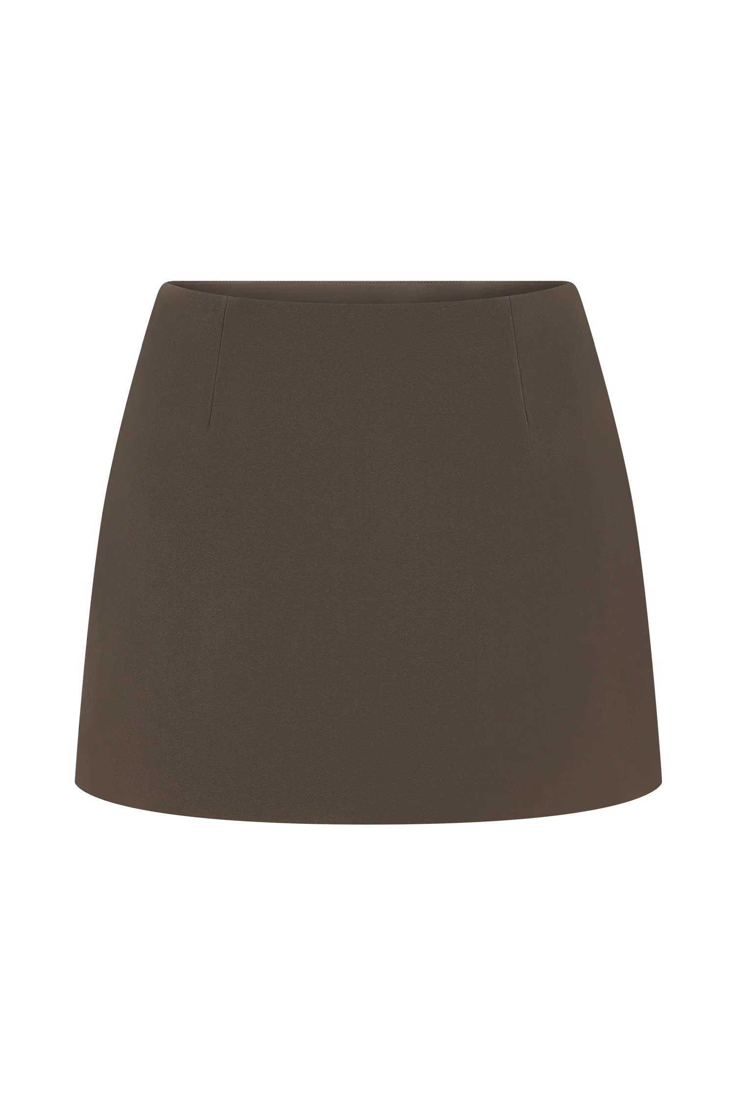 Effy Suiting Mini Skirt - Cacao Brown