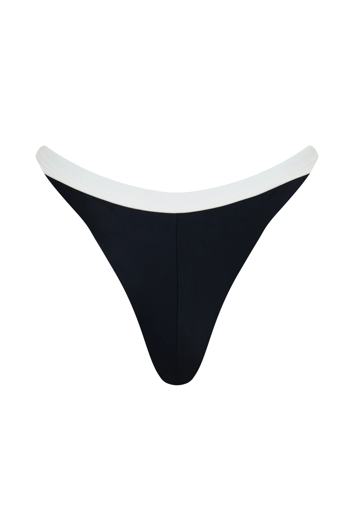 Isla Thong Bikini Bottom - Black/White