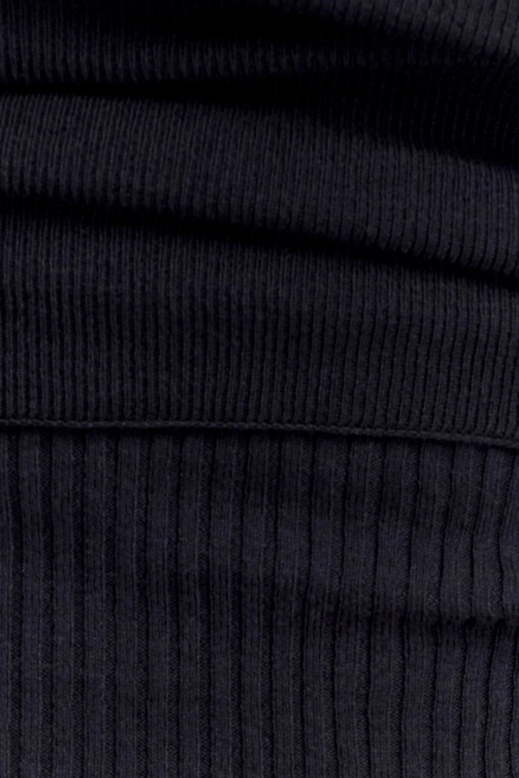 Sierra Asymmetrical Cashmere Blend Knit Top - Black