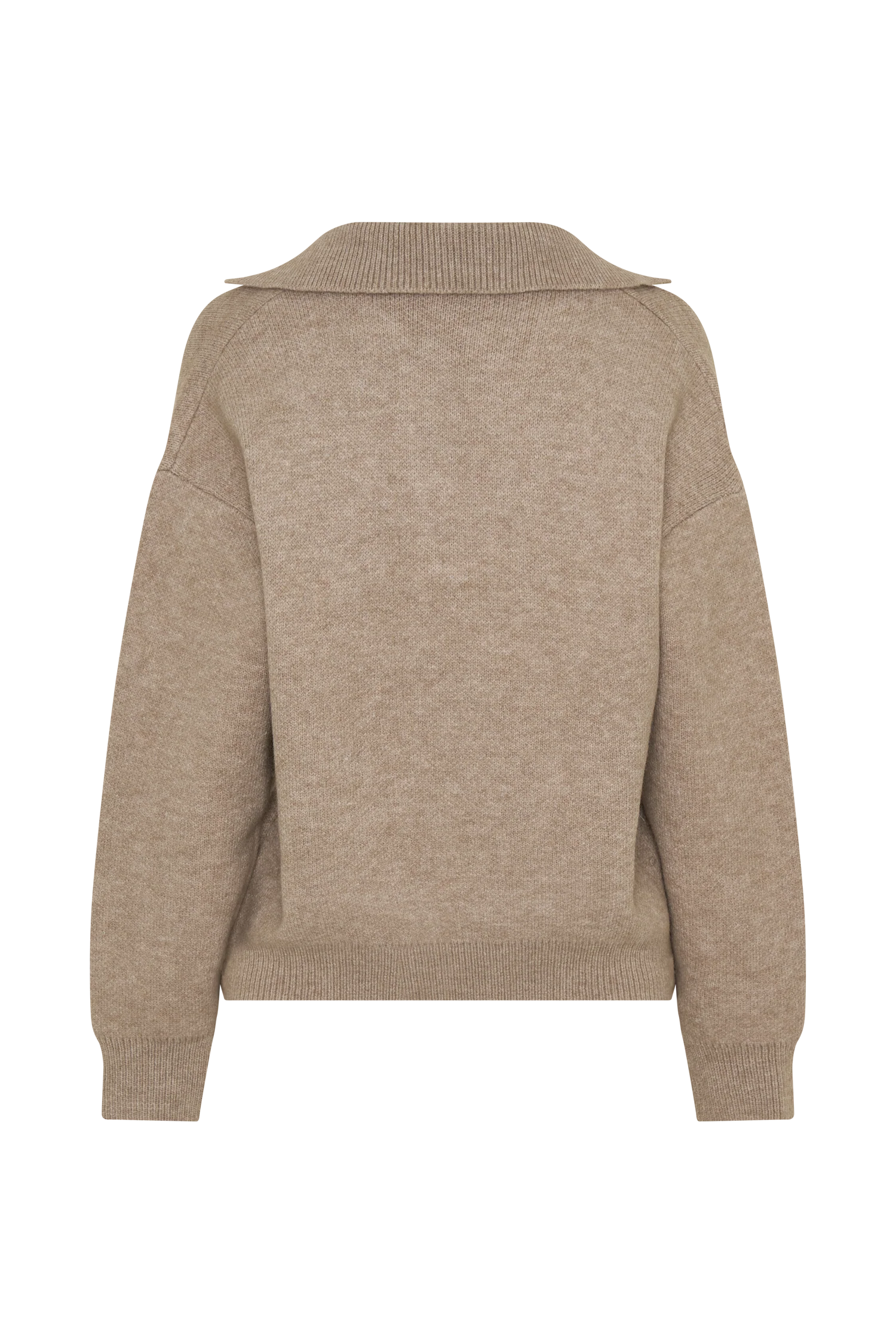 Luca Knit Jumper - Beige Marle