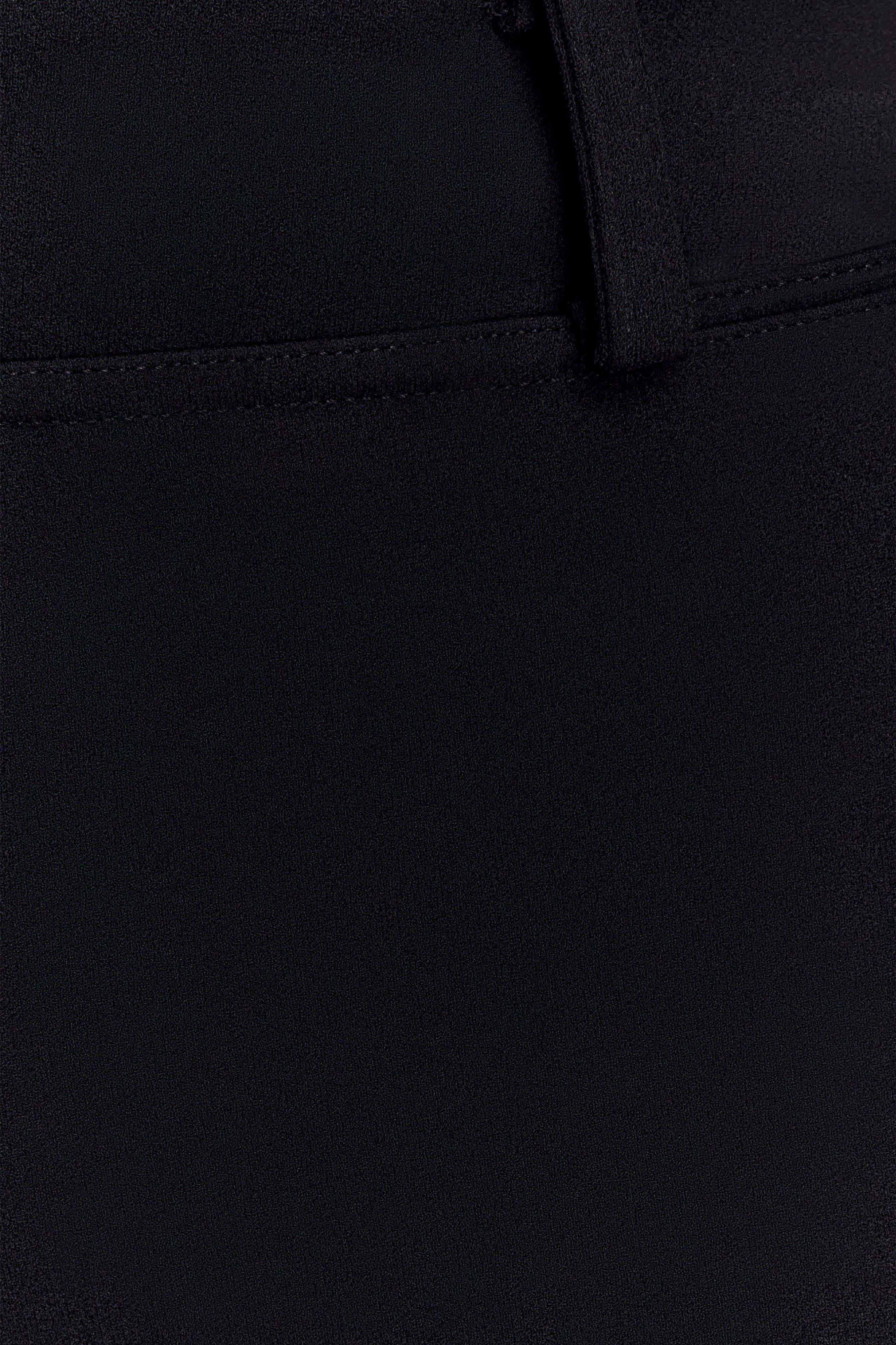 Blanca Stretch Crepe Capri Pants - Black