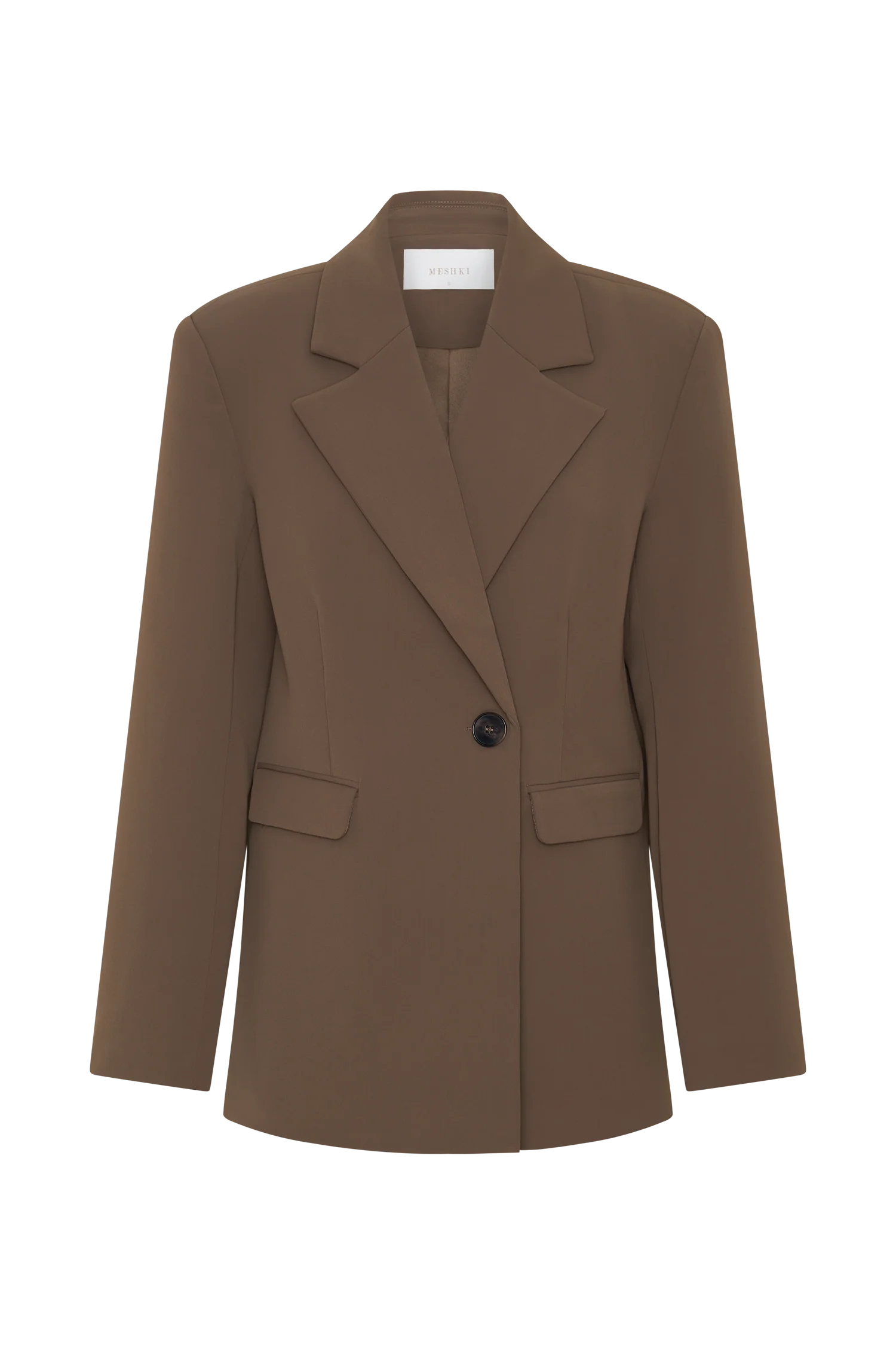 Mateo Oversized Blazer - Cacao Brown