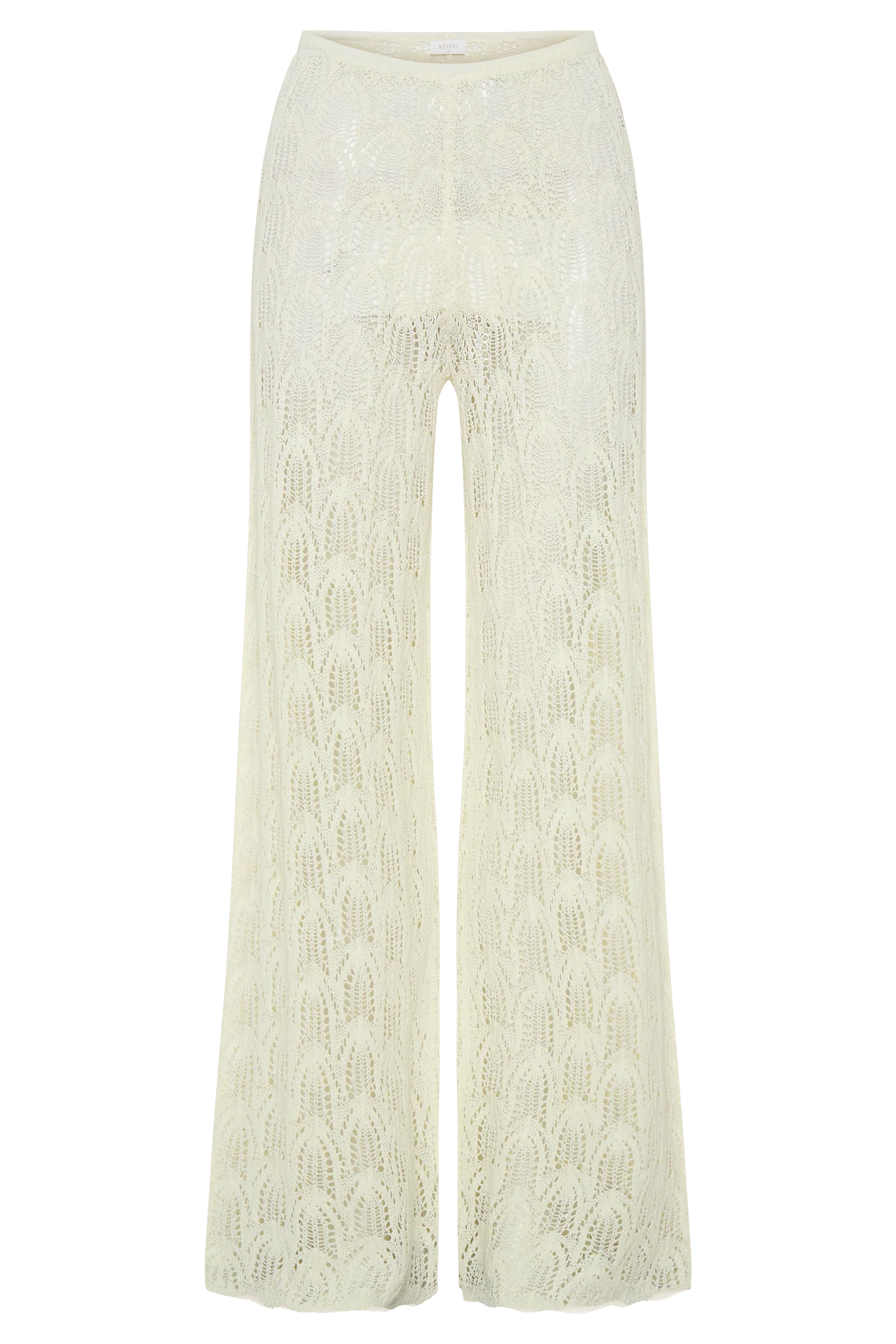 Glinda Crochet Pants - Ivory