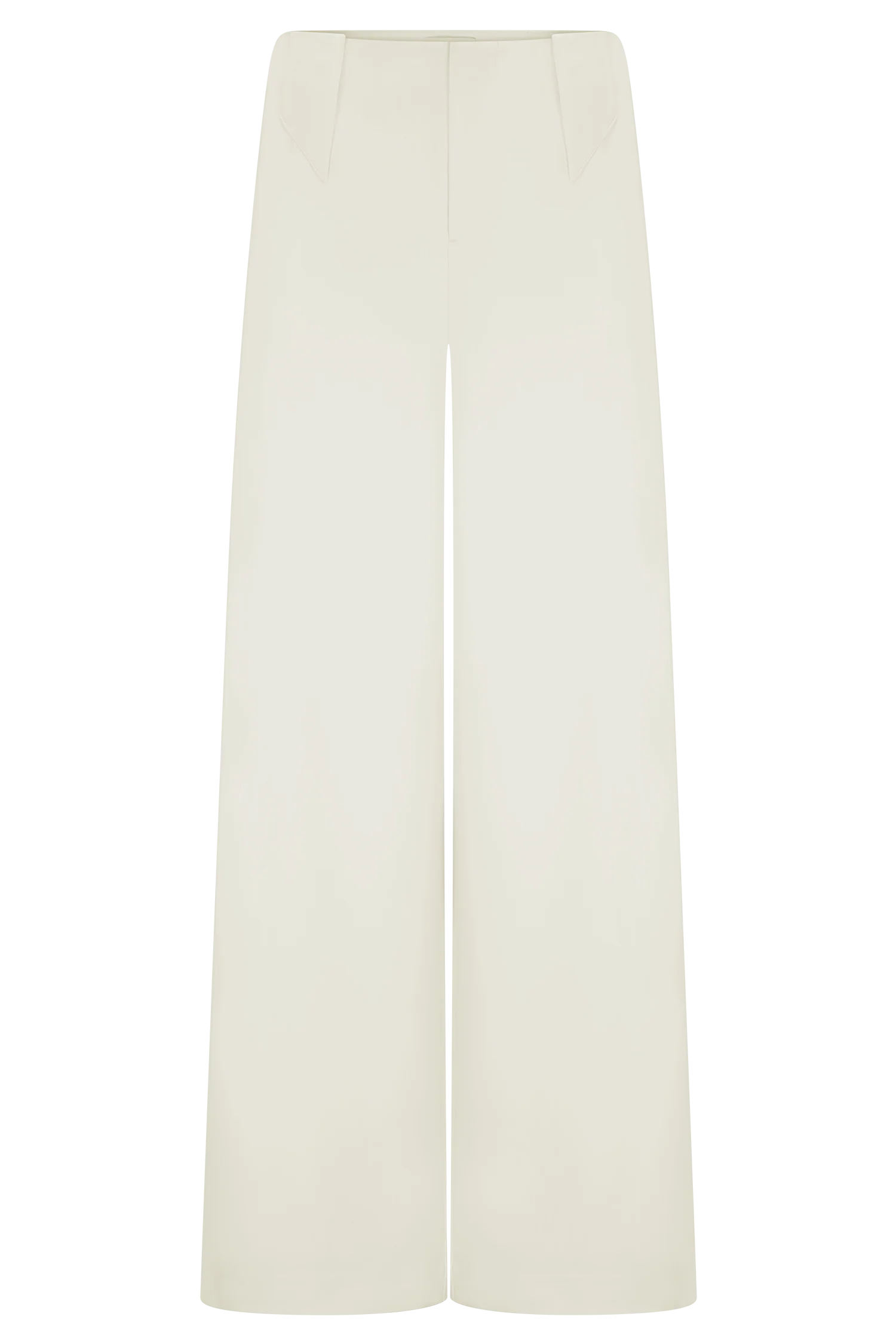 Arlo Wide Leg Suiting Trouser - Ivory
