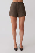 Romy Suiting Short - Herringbone
