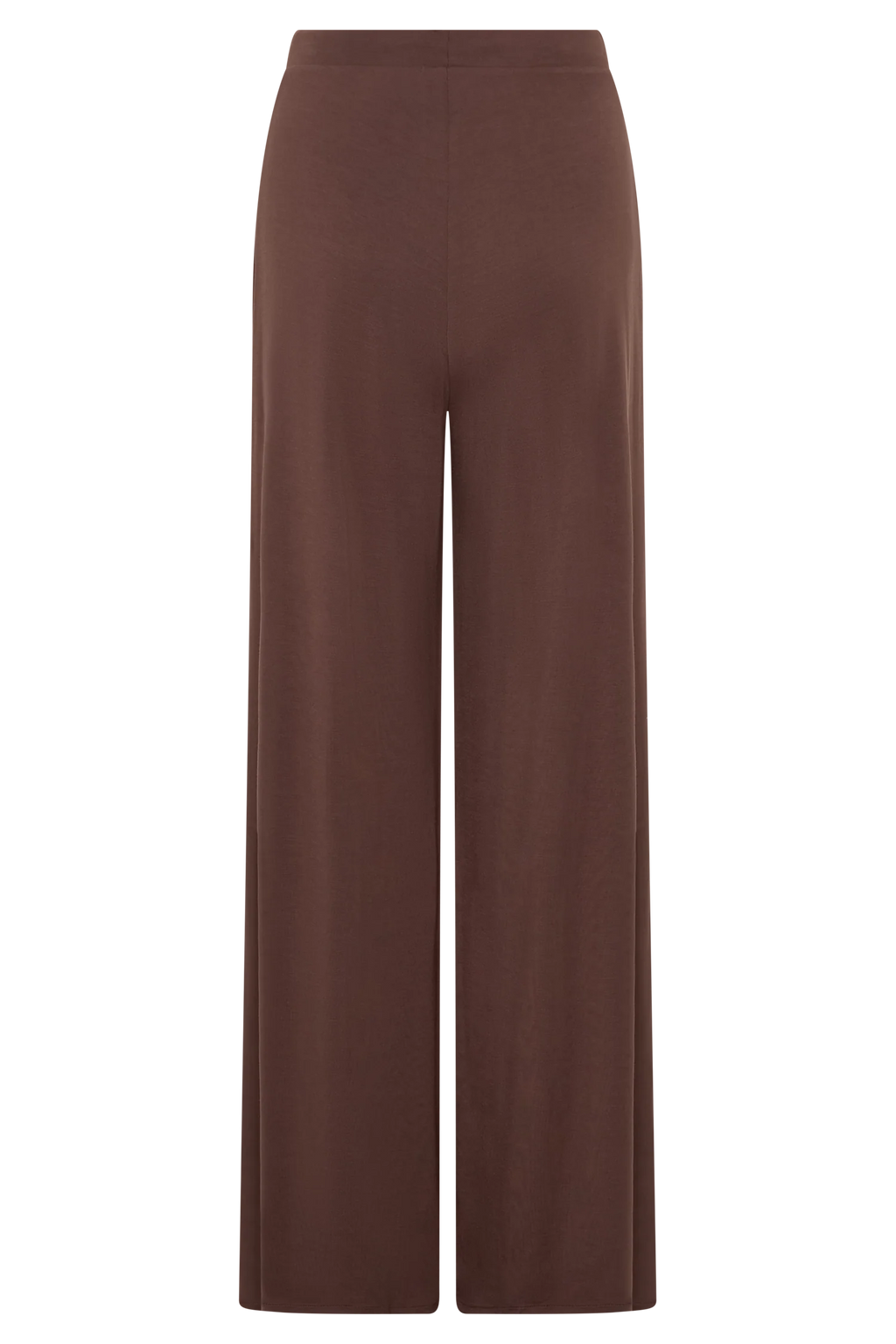Dewi Wide Leg Modal Pants - Chocolate