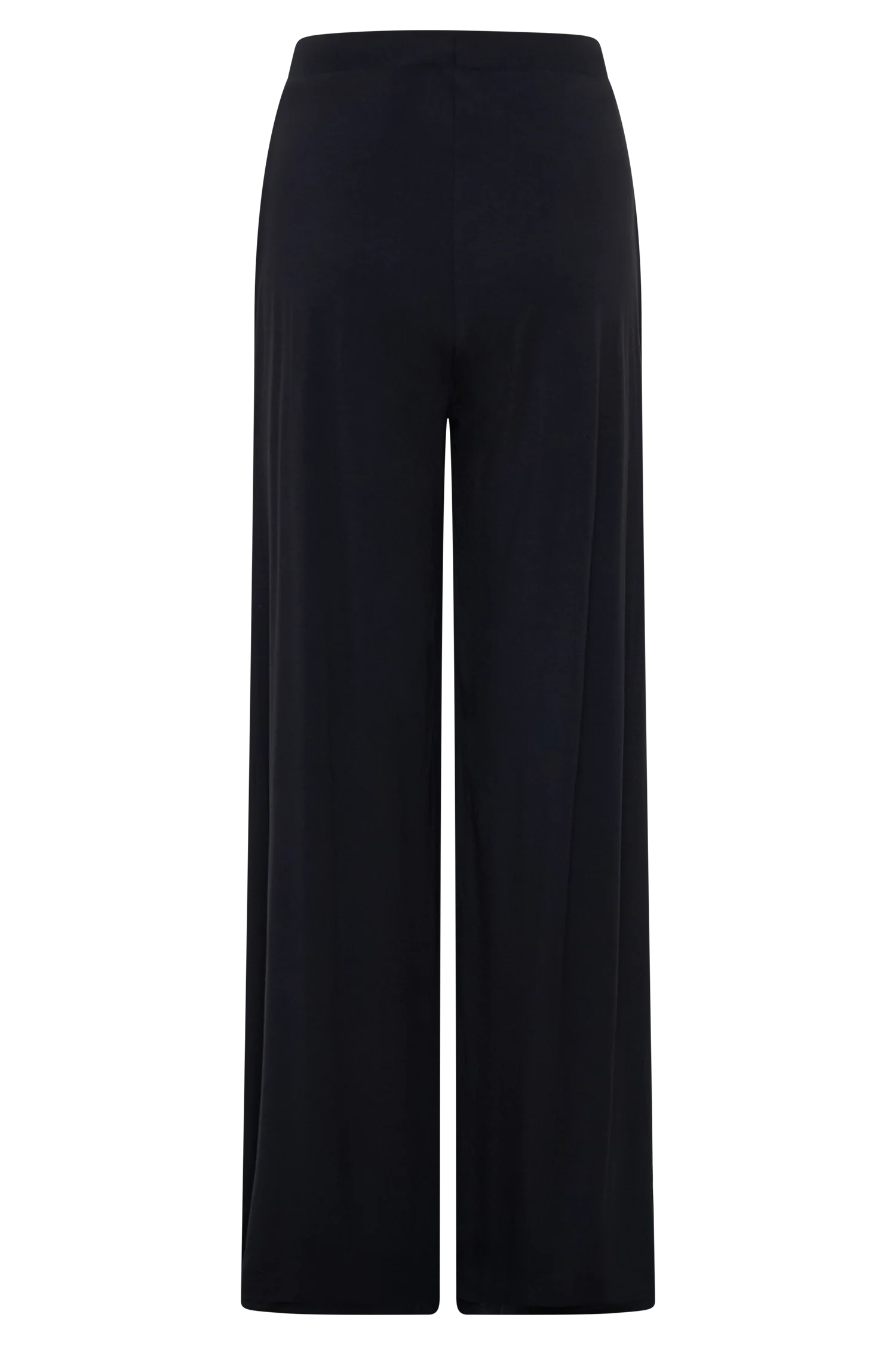Dewi Wide Leg Modal Pants - Black